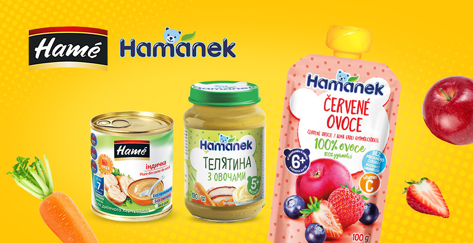 Пюре ТМ Hame та Hamanek